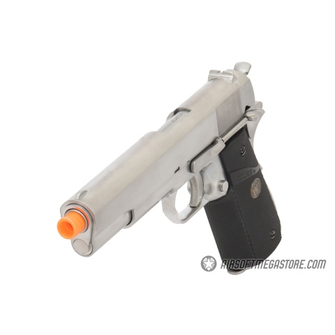 WE-Tech M1911 Full Metal MEU Gas Blowback Airsoft Pistol (Color: Silver & Black)