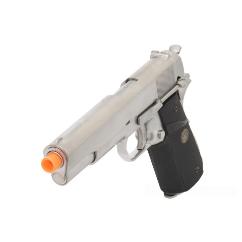WE-Tech M1911 Full Metal MEU Gas Blowback Airsoft Pistol (Color: Silver & Black)