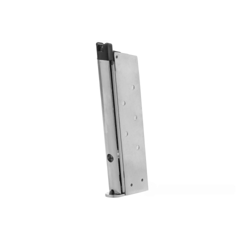 WE Tech Full Metal Gas Blowback Floral Pattern 1911 - SILVER