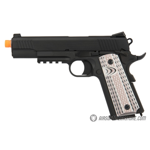 WE Tech Full Metal 1911 M45A1 Gas Blowback Airsoft Pistol - BLACK