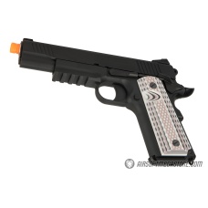 WE Tech Full Metal 1911 M45A1 Gas Blowback Airsoft Pistol - BLACK