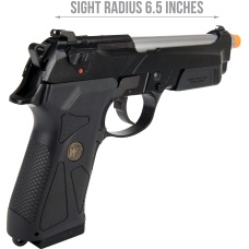 WE Tech 904 M9 Gas Blowback GBB Airsoft Pistol - BLACK
