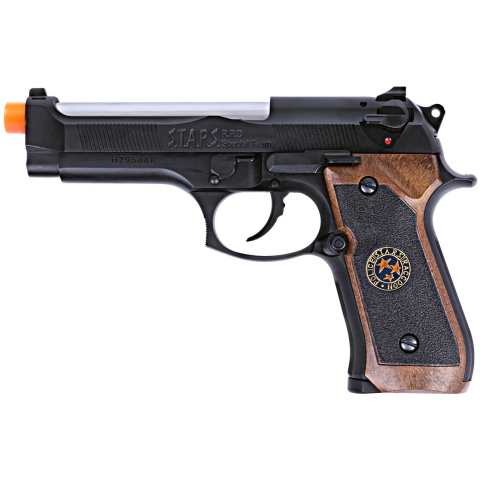WE-Tech RPD Biohazard Samurai Edge M92 GBB Airsoft Pistol (Color: Black)