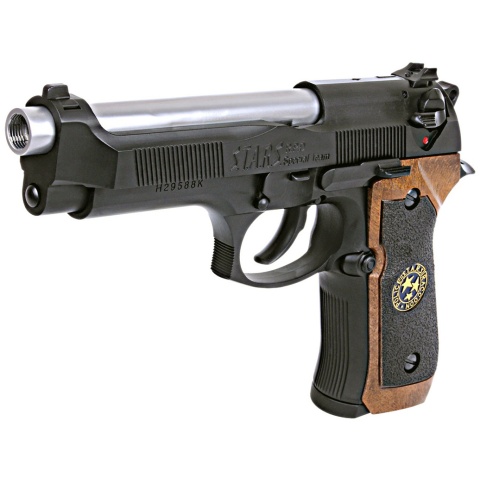 WE-Tech RPD Biohazard Samurai Edge M92 GBB Airsoft Pistol (Color: Black)