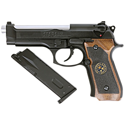 WE-Tech RPD Biohazard Samurai Edge M92 GBB Airsoft Pistol (Color: Black)