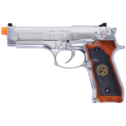 WE-Tech RPD Biohazard Samurai Edge M92 GBB Pistol (Color: Silver)