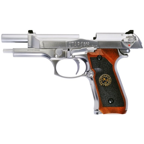 WE-Tech RPD Biohazard Samurai Edge M92 GBB Pistol (Color: Silver)