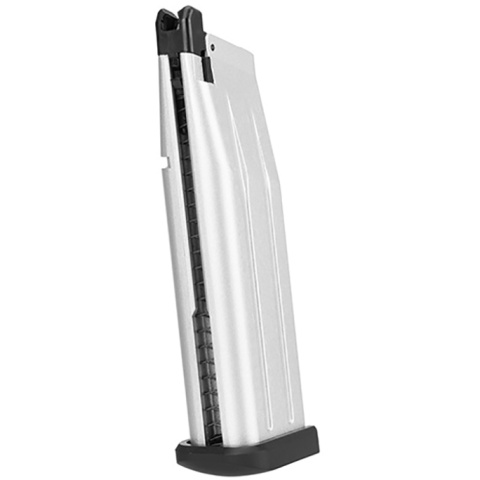 WE Tech 28rd 4.3 Hi-Capa Gas Blowback GBB Airsoft Pistol Magazine - SILVER