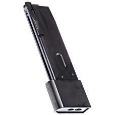 WE-Tech Extended 30 Round Gas Magazine for WE M9 GBB Pistols (Color: Black)