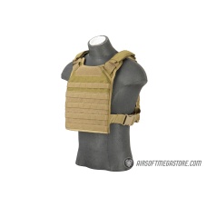 Flyye Industries 1000D Cordura MOLLE PC Tactical Vest (MED) (Khaki)