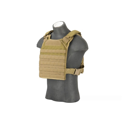 Flyye Industries 1000D Cordura MOLLE PC Tactical Vest (MED) (Khaki)