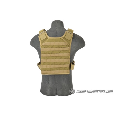 Flyye Industries 1000D Cordura MOLLE PC Tactical Vest (MED) (Khaki)