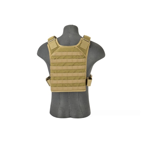 Flyye Industries 1000D Cordura MOLLE PC Tactical Vest (MED) (Khaki)