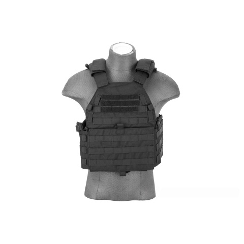 Flyye Industries Airsoft Medium-Speed Plate Tactical Vest (Black)