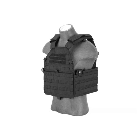 Flyye Industries Airsoft Medium-Speed Plate Tactical Vest (Black)