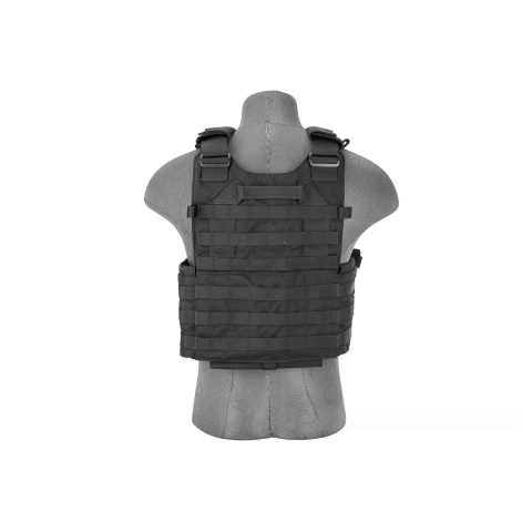 Flyye Industries Airsoft Medium-Speed Plate Tactical Vest (Black)