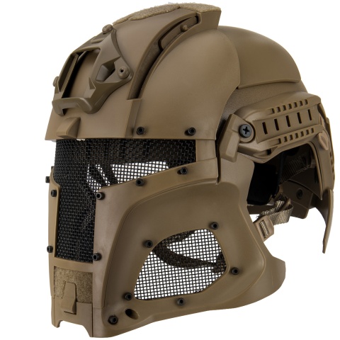 AMA Interstellar Battle Trooper Full Face Airsoft Helmet