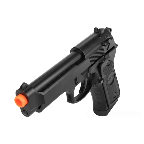 CYMA Full Metal Heavyweight M9 Spring Airsoft Pistol - BLACK - DSICONTINUED