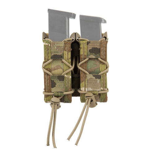 High Speed Gear Polymer Double Pistol TACO&reg; Magazine Pouch - MULTICAM