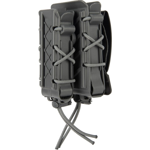 High Speed Gear Polymer DOUBLE DECKER&reg; TACO&reg; Single Rifle/Pistol Magazine Pouch - WOLF GRAY