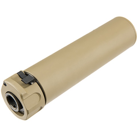 Atlas Custom Works Full Metal SOCOM QD Barrel Extension w/ Flash Hider [LONG] - TAN