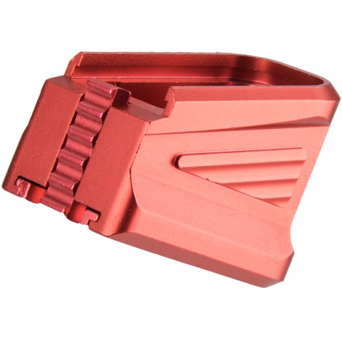 (IP ISSUE - DO NOT LIST) Atlas Custom Works Lightweight Aluminum Extended Base Plate for G-series - RED