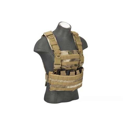 Flyye Industries 1000D Cordura WSH MOLLE Chest Rig - A-TACS