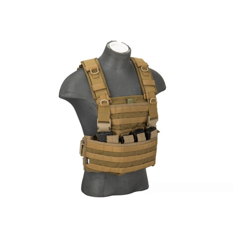 Flyye Industries 1000D Cordura WSH MOLLE Chest Rig - COYOTE BROWN