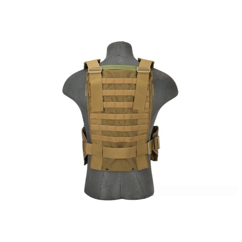 Flyye Industries 1000D Cordura WSH MOLLE Chest Rig - COYOTE BROWN