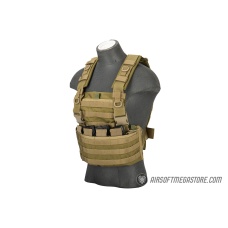 Flyye Industries 1000D Cordura WSH MOLLE Chest Rig - KHAKI