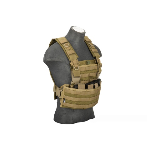 Flyye Industries 1000D Cordura WSH MOLLE Chest Rig - KHAKI