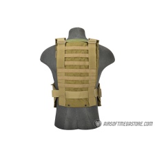 Flyye Industries 1000D Cordura WSH MOLLE Chest Rig - KHAKI