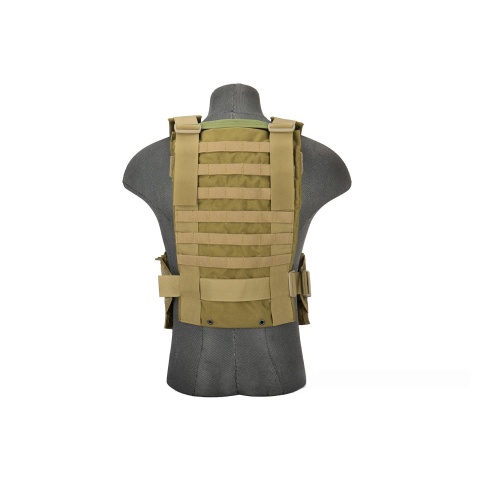 Flyye Industries 1000D Cordura WSH MOLLE Chest Rig - KHAKI
