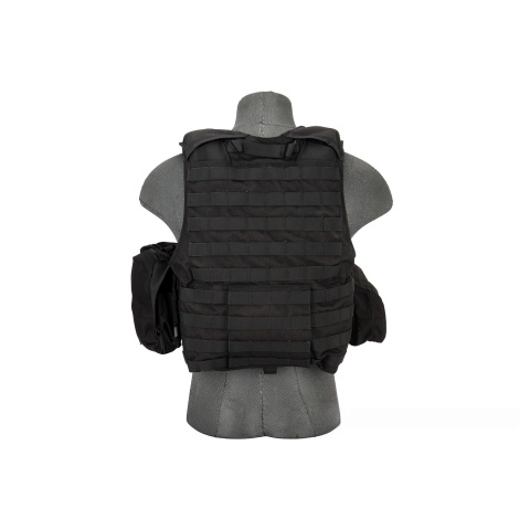 Flyye Industries 1000D Cordura Large Recon Vest w/ 9 Pouches [LRG] - BLACK