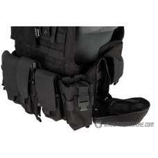Flyye Industries 1000D Cordura Large Recon Vest w/ 9 Pouches [LRG] - BLACK