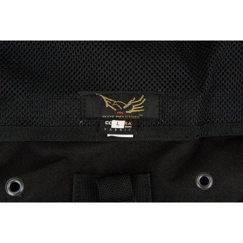 Flyye Industries 1000D Cordura Large Recon Vest w/ 9 Pouches [LRG] - BLACK