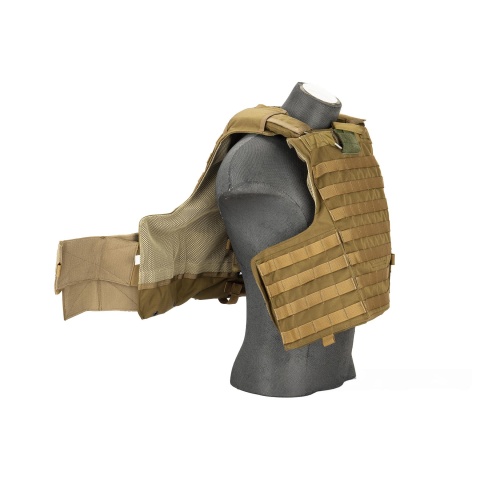 Flyye Industries 1000D Maritime Force Recon Vest [LRG] - COYOTE BROWN
