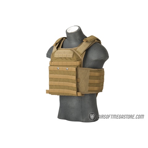 Flyye Industries MOLLE FAPC Gen2 Tactical Vest w/ MOLLE Cummerbund - COYOTE BROWN