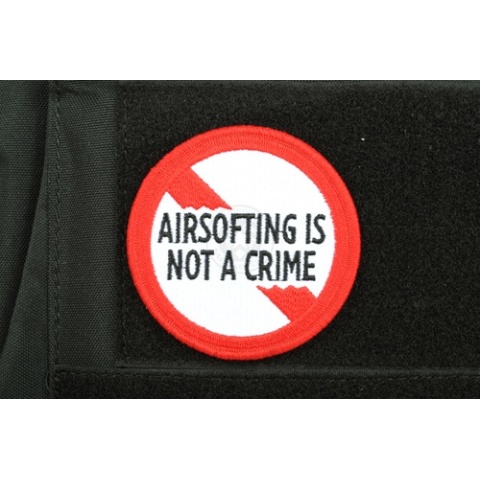AMS Premium Airsofting is Not a Crime Patch - Full Color