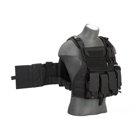 Flyye Industries 1000D Cordura MOLLE Tactical Vest w/ Pouches [MED] (Black