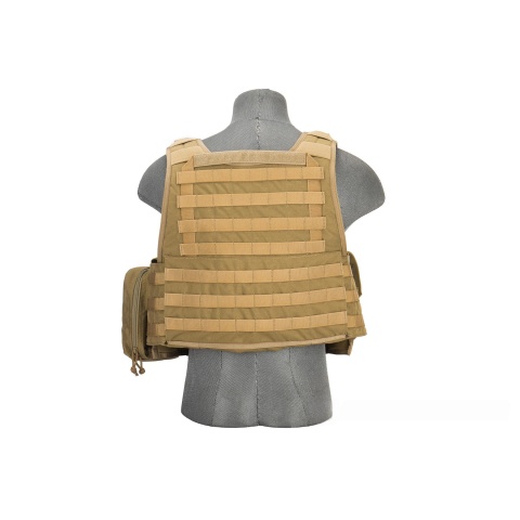 Flyye Industries 1000D Cordura MOLLE Tactical Vest w/ Pouches [LRG] (Coyote Brown)