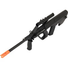 GHK AUG A1 Gas Blowback Airsoft Rifle - BLACK