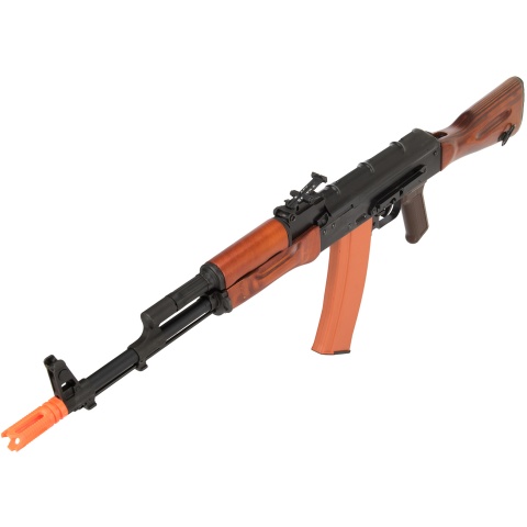 GHK GK74 AK47 Full Metal Real Wood Furniture GBB Airsoft Rifle - BLACK