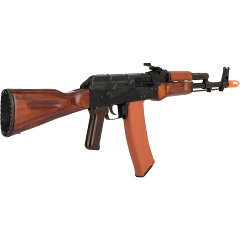 GHK GK74 AK47 Full Metal Real Wood Furniture GBB Airsoft Rifle - BLACK