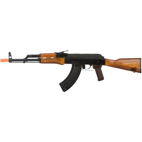 GHK AKM Gas Blowback GBB Airsoft Rifle w/ Real Wood Furniture - BLACK