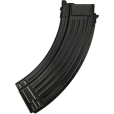 GHK AKM Gas Blowback GBB Airsoft Rifle w/ Real Wood Furniture - BLACK