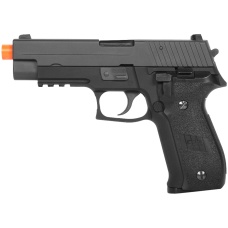 WE-Tech Full Metal F226 Series MK25 Gas Blowback GBB Airsoft Pistol (Color: Black)