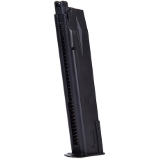 WE-Tech P-Virus Two Tone Full Metal Gas Blowback Airsoft Pistol w/ LED Display Case  (Color: Black & Silver)