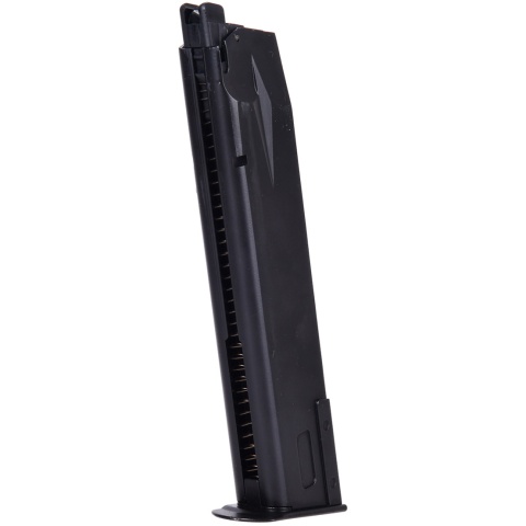 WE-Tech P-Virus Two Tone Full Metal Gas Blowback Airsoft Pistol w/ LED Display Case  (Color: Black & Silver)