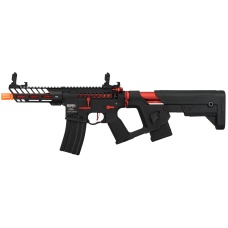 Lancer Tactical Low FPS Enforcer Needletail Skeleton M4 Airsoft Rifle (Color: Black & Red)
